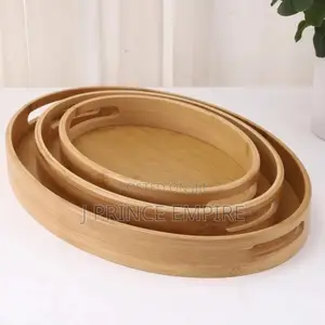 An Oval Bamboo Tray