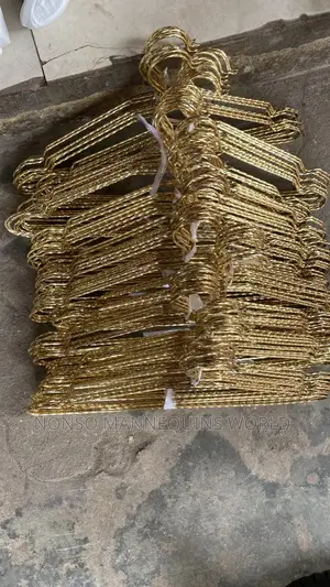 Twisted Gold Iron Hangers