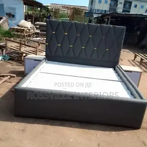 6ftby6ft Leather Padded Bedframe