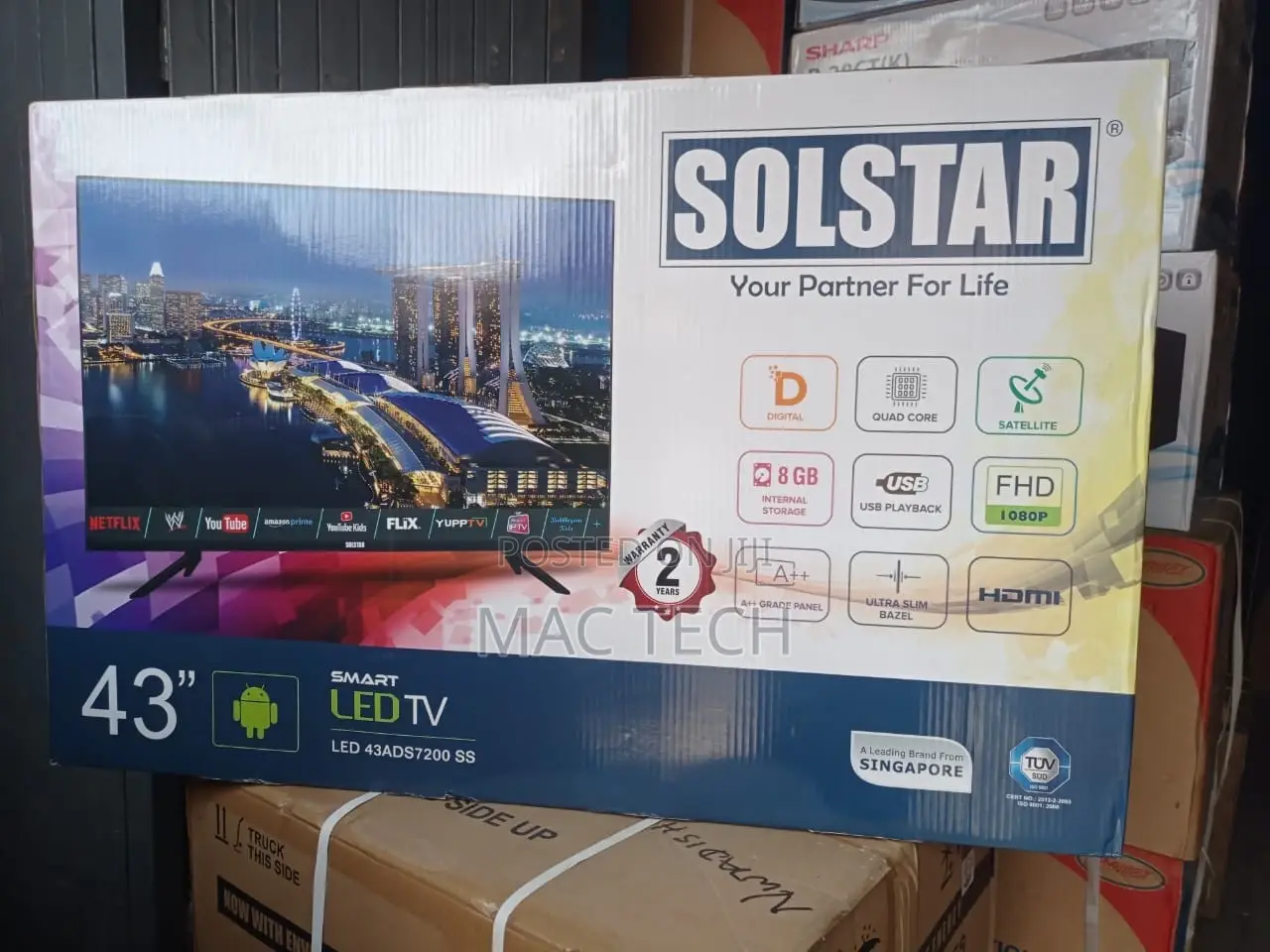 Solstar Solstar 43 Inches Smart Tv. for sale - Mac tech Price: ₦ 335,000 on ...