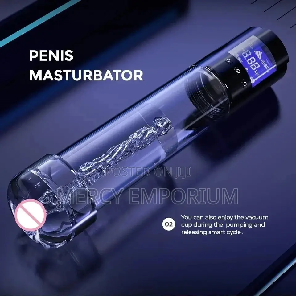 Automatic Penis Enlargement Pump Plus Realistic Sleeve