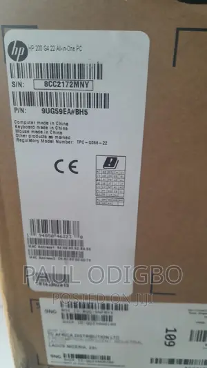 New Desktop Computer HP 200 G4 All-in-One 4GB Intel Core I3 HDD 1T