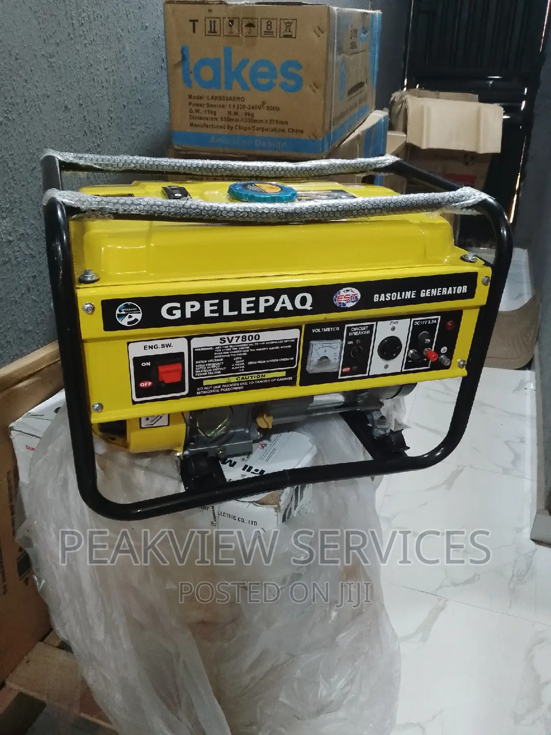 Environment Friendly Sv7800 Gp Elepaq Manual Generator