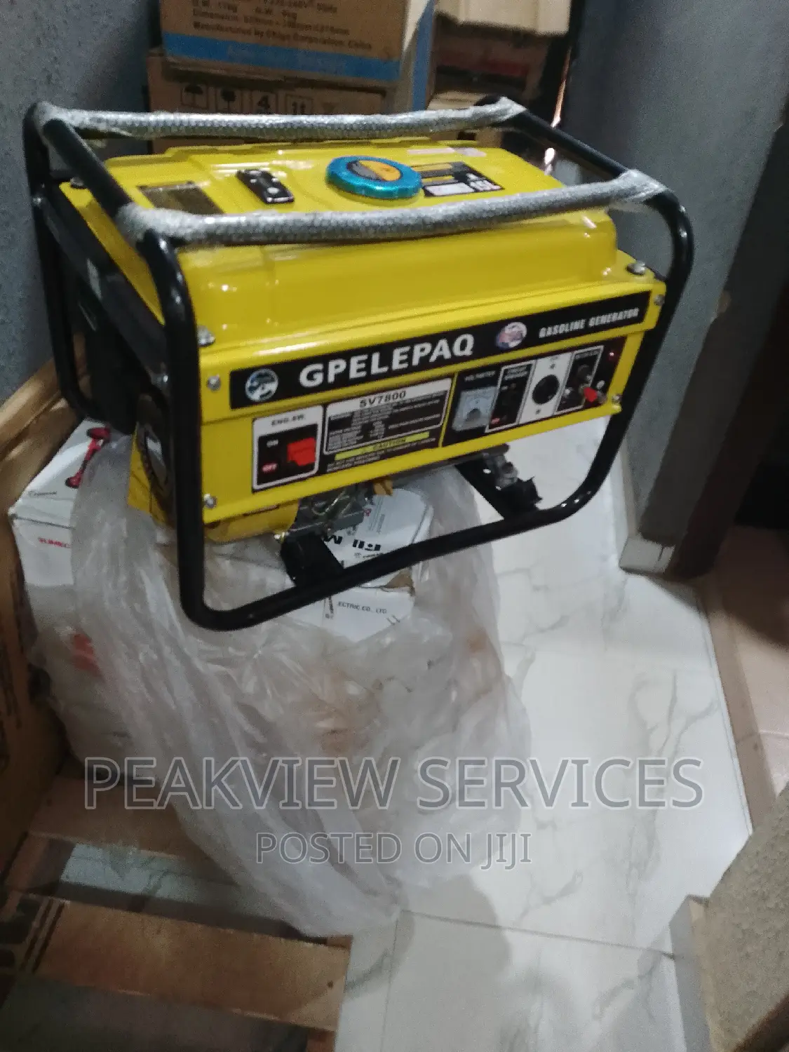 Environment Friendly Elepaq Gp Sv7800, Manual Generator