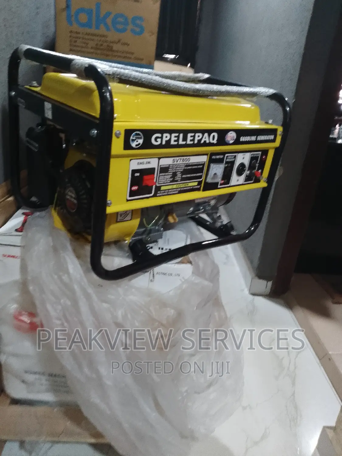 Environment Friendly Elepaq Gp Sv7800, Manual Generator
