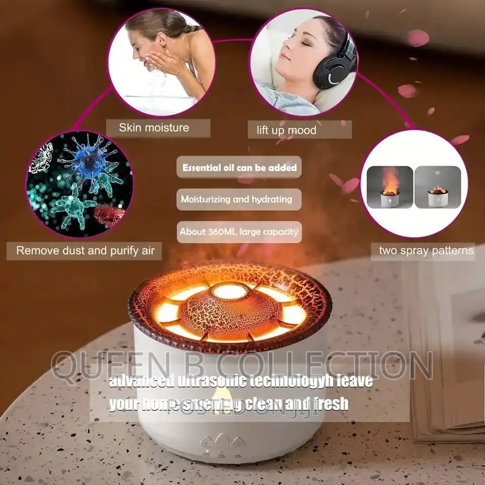 Volcanic Flame Aroma Diffuser.