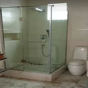 Frosted Thick Glass Shower Cubicle