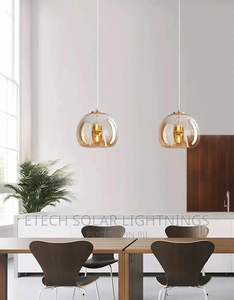 Exclusive Nordic White Glass Single Dropping Lights