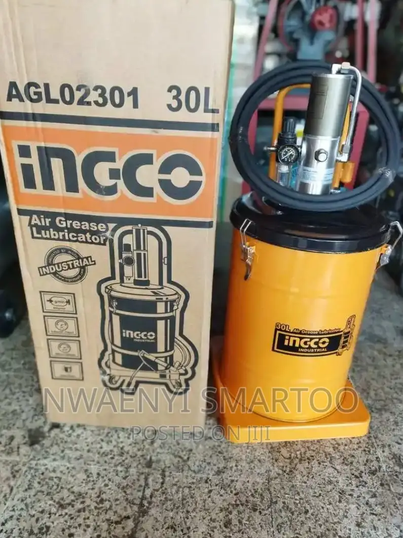 30litres Ingco Pneumatic Grease Bucket