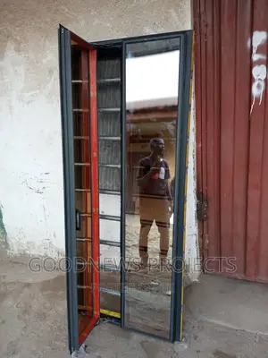 Frameless Aluminium Window With Burglary and Net