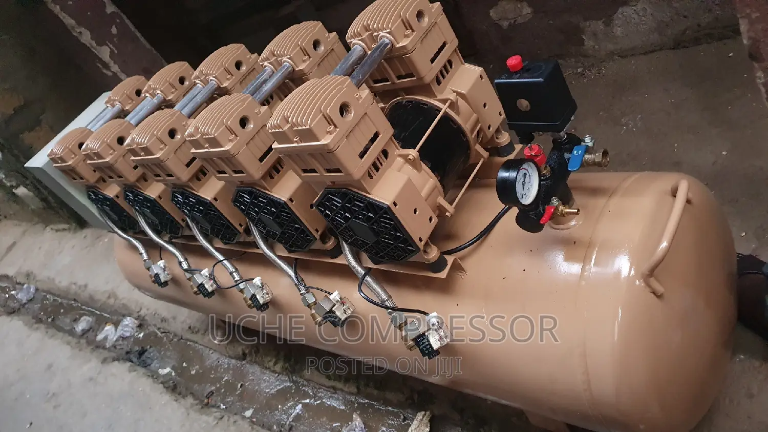 Oli Free Air Compressor 230l 5head