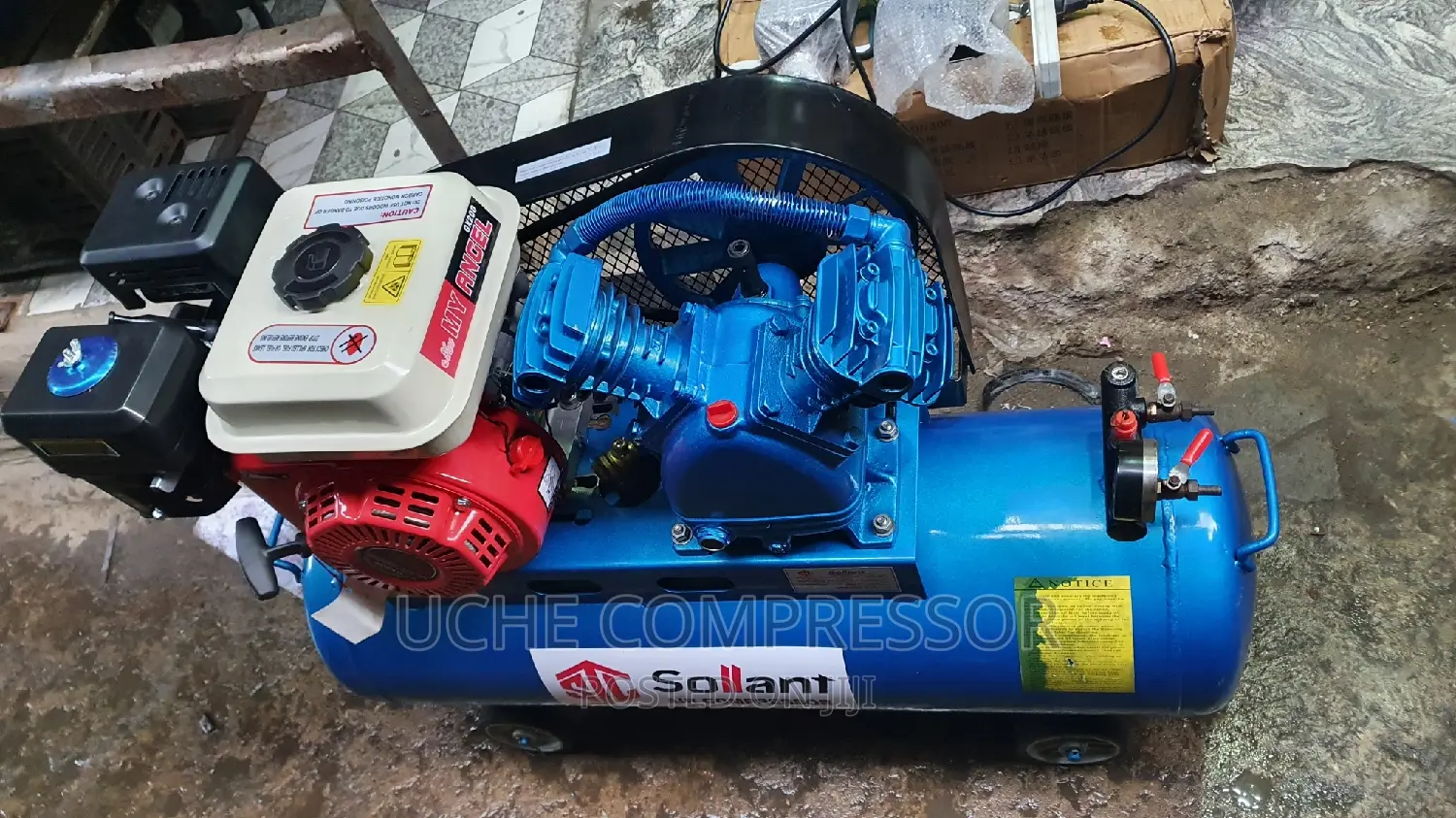 Air Compressor 100L 3hp With Engine