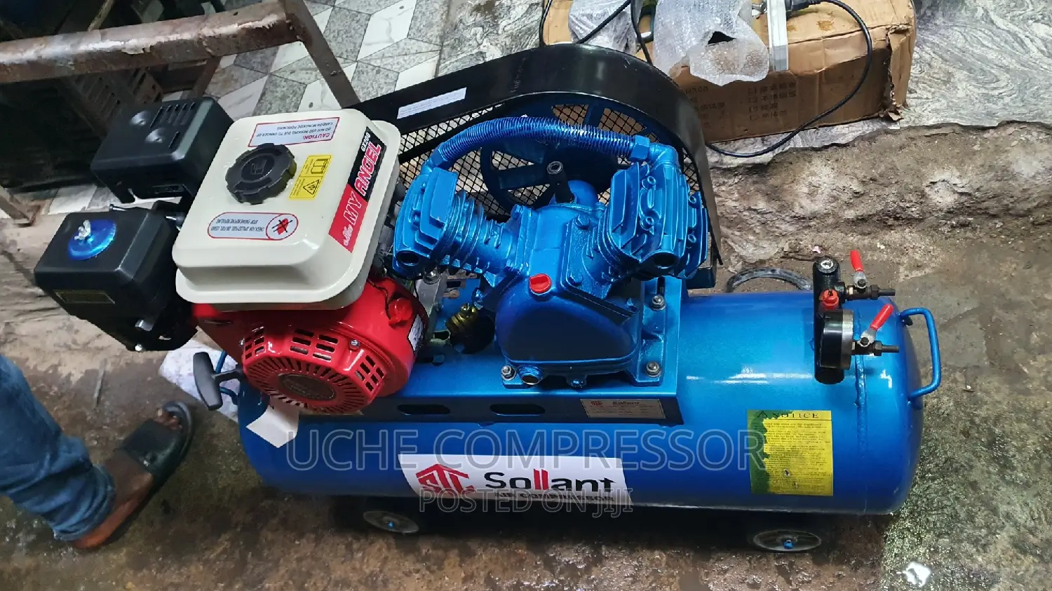 Air Compressor 100L 3hp With Engine