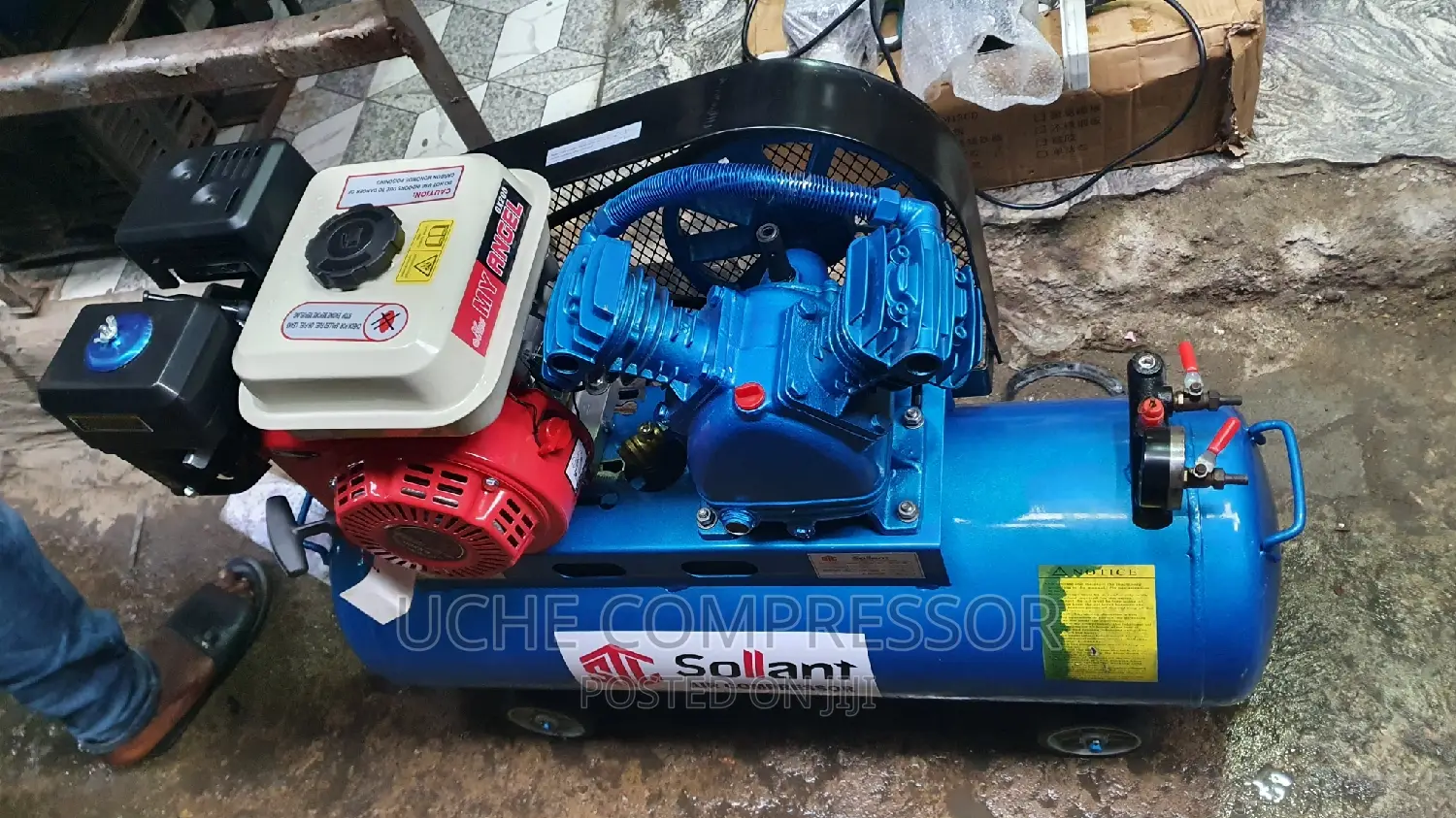 Air Compressor 100L 3hp With Engine