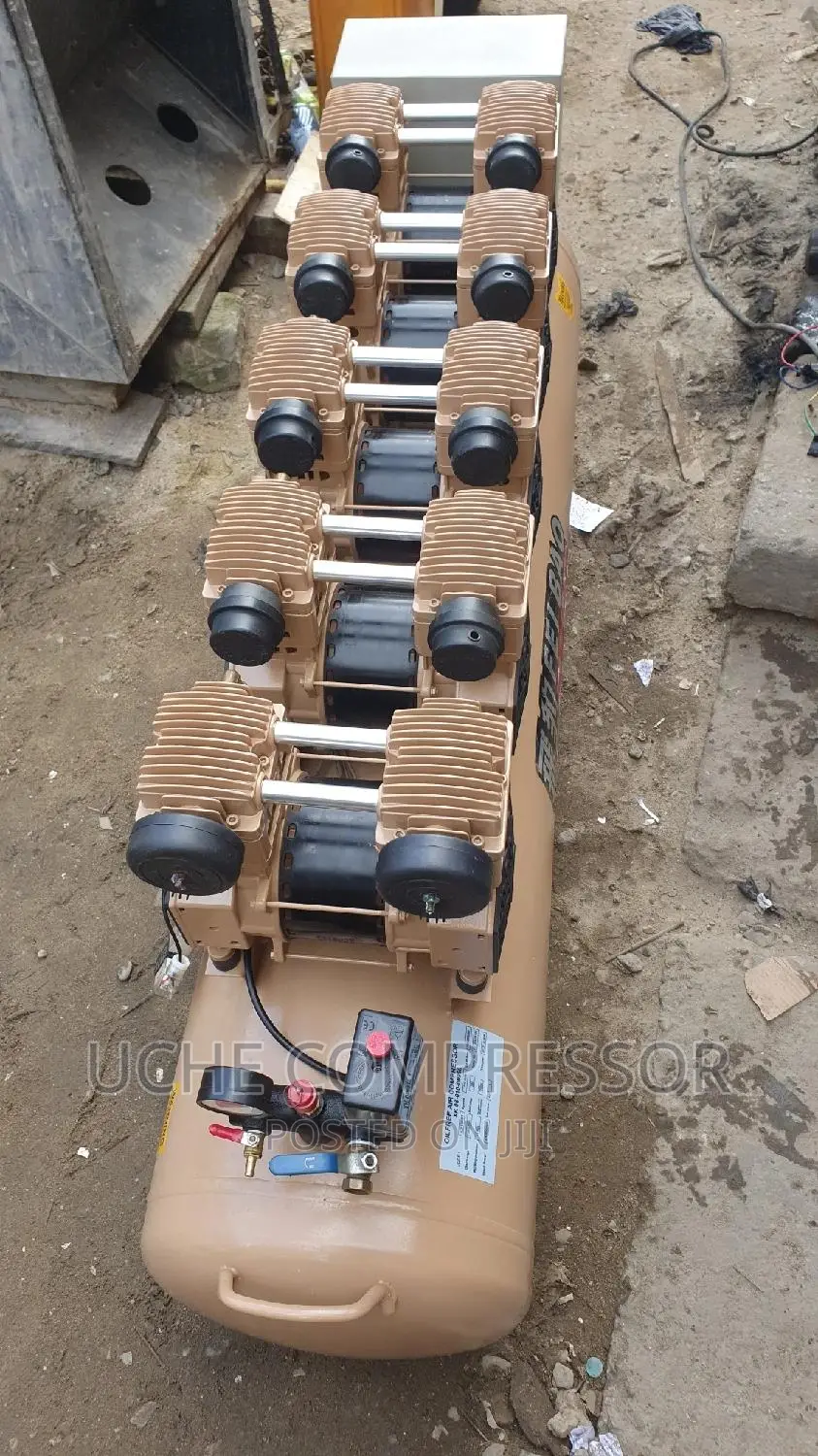 Oli Free Air Compressor 230l 5head