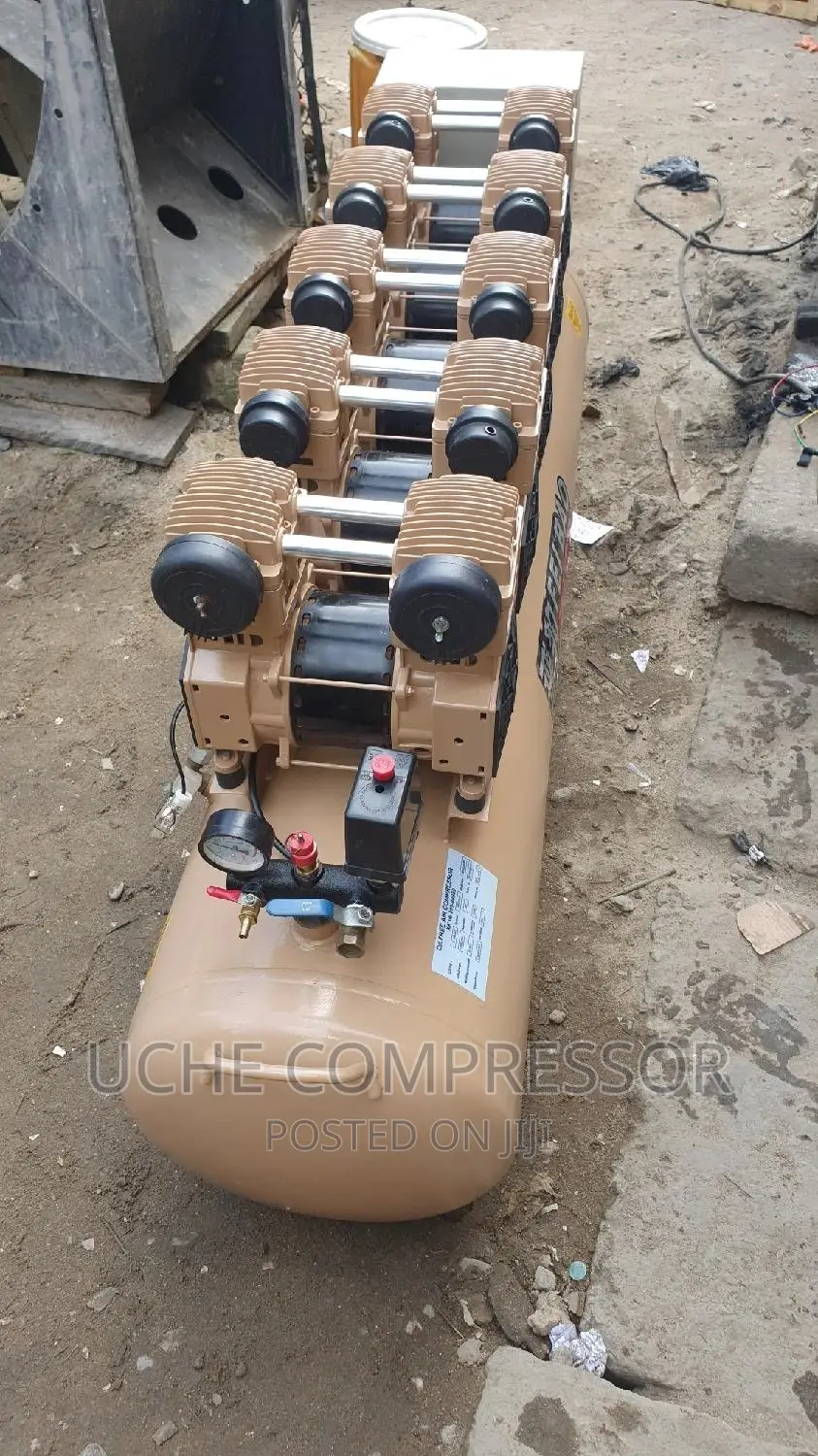 Oli Free Air Compressor 230l 5head