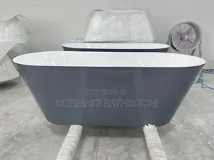 Grey Acrylic Bathtub