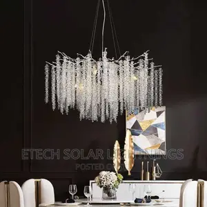 Exclusive Silver Design Luxury Christal Chandelier Light