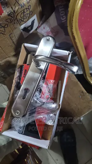 Original Door Handle Padlock Silver