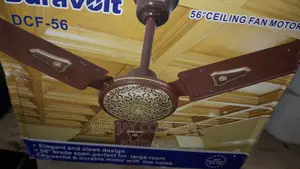 Duravolt Giant 56inches Ceiling Fan-Brown and Whitecolour