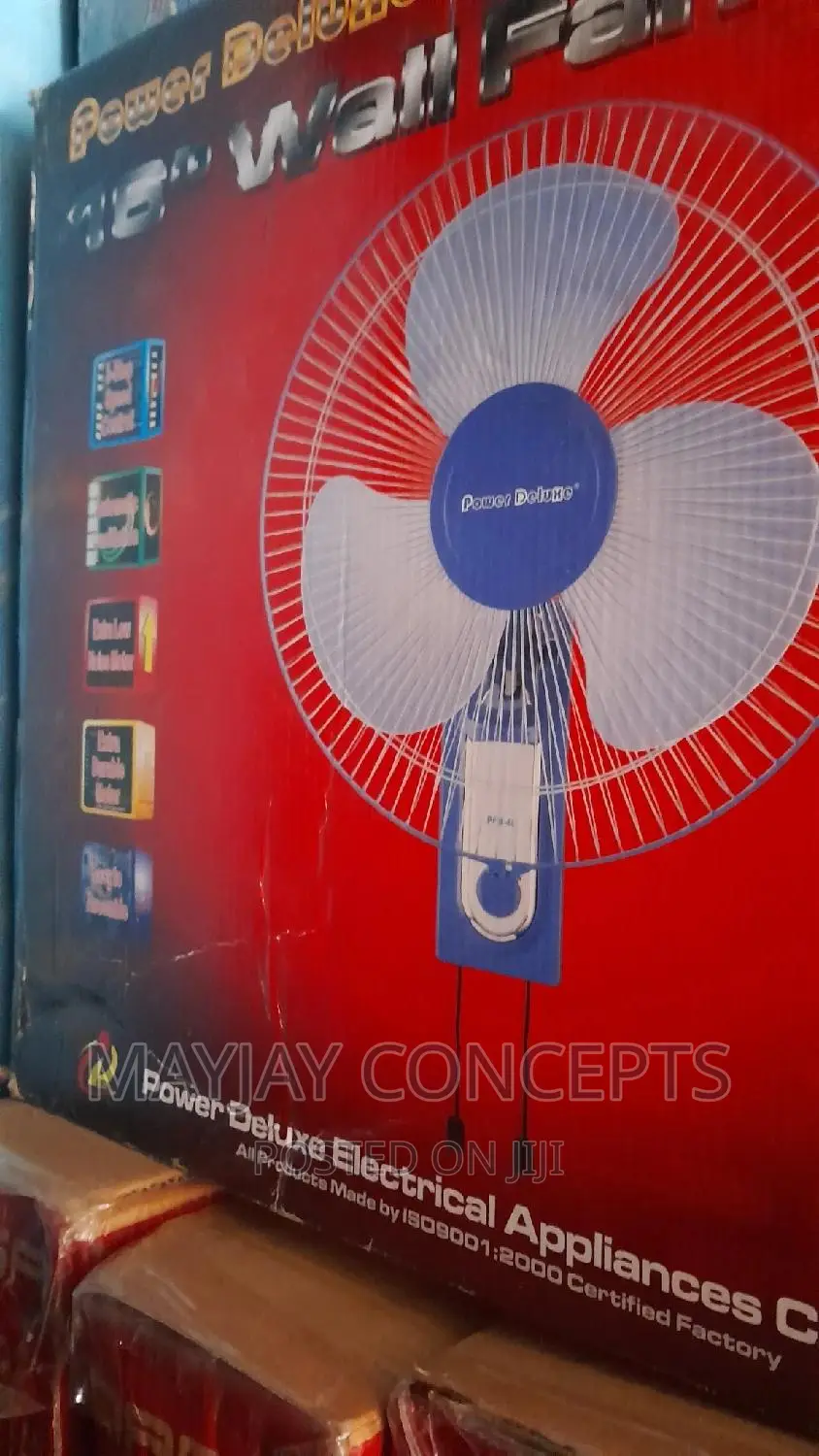 Power Deluxe 16inches Wall Fan