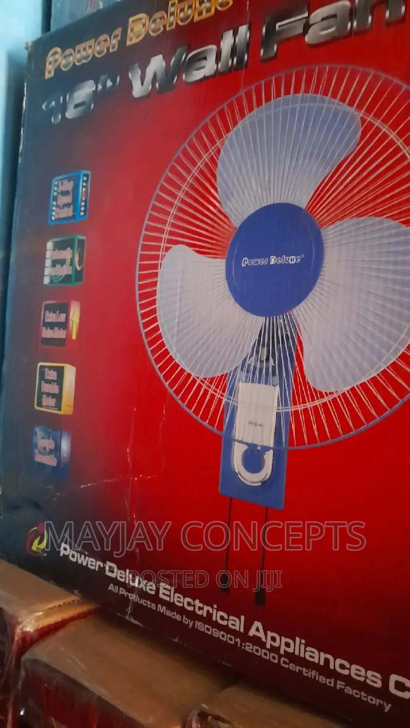 Power Deluxe 16inches Wall Fan