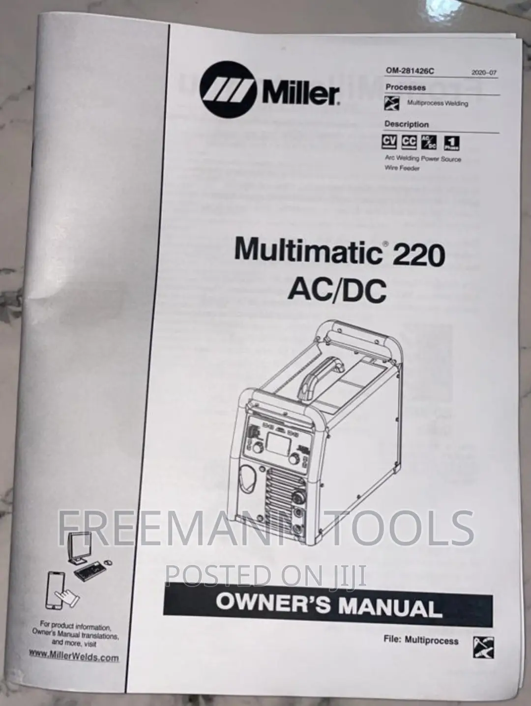 Miller Multimatic 220 AC/DC Multiprocess Welder
