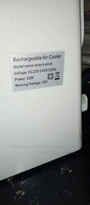 DC/AC Rechargable Air Cooler,With Oceanic Mist Water Breeze