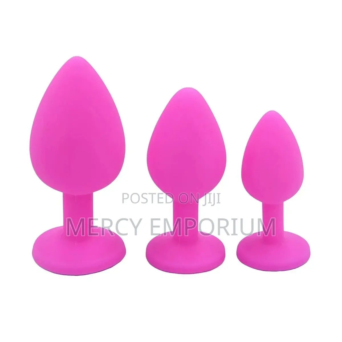 Anal Plug Soft Silicone Butt Plug 3piece