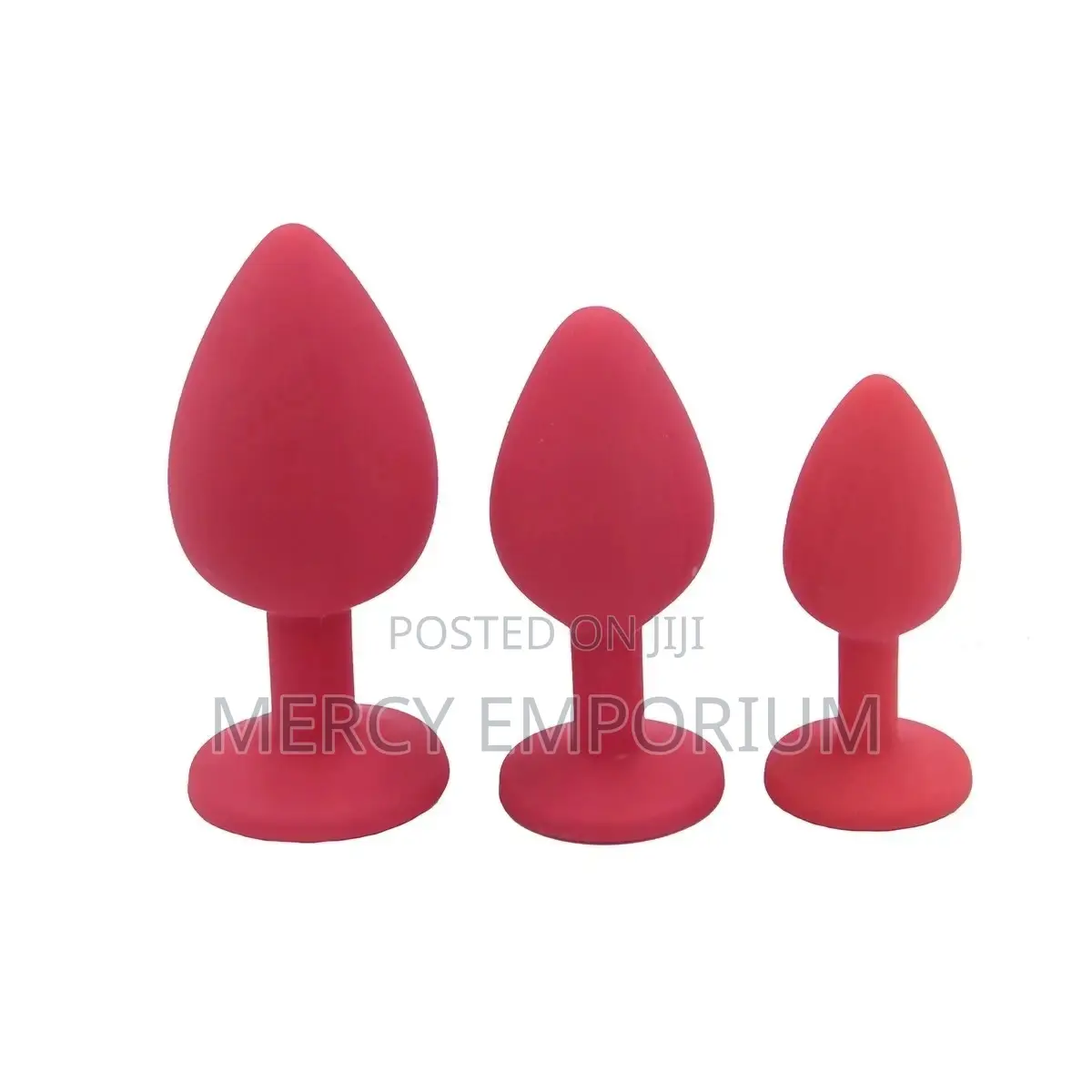 Anal Plug Soft Silicone Butt Plug 3piece