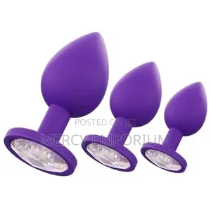 Anal Plug Soft Silicone Butt Plug 3piece