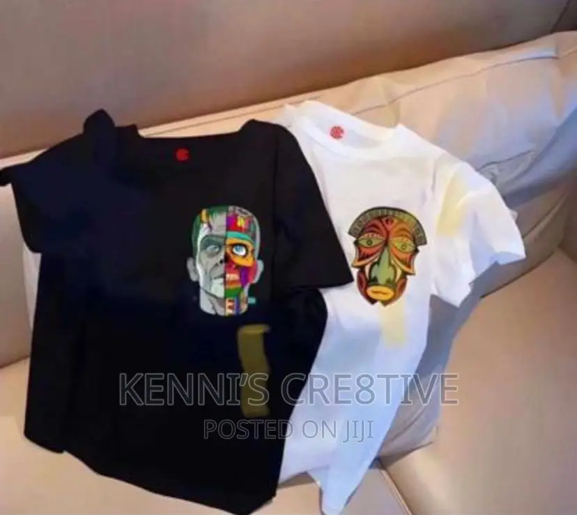 Plain 5,000/ Customized T-Shirt 10,000