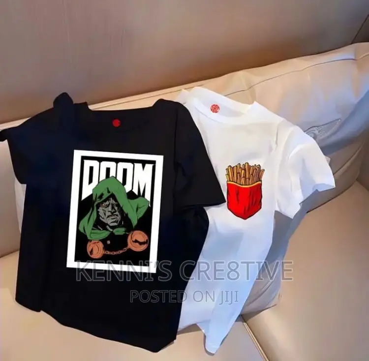 Plain 5,000/ Customized T-Shirt 10,000