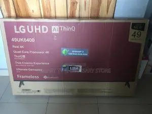 LG 49inches With Building Showcasing Apps AI TV