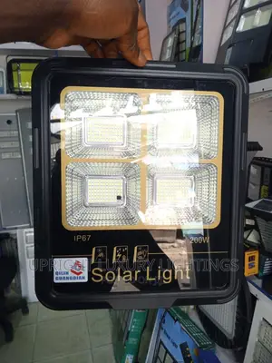 Solar Floodlights With Separate Panel
