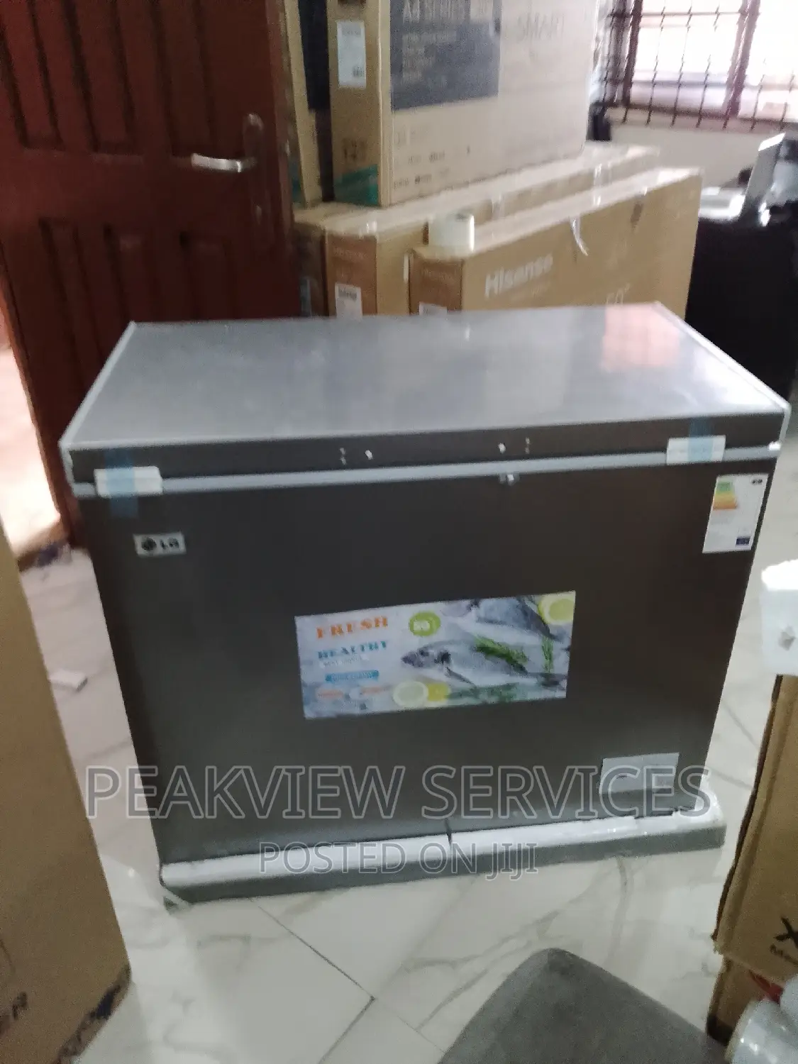 Fast Cooling Lg Chest Freezer With Key Lock (Gc-398)