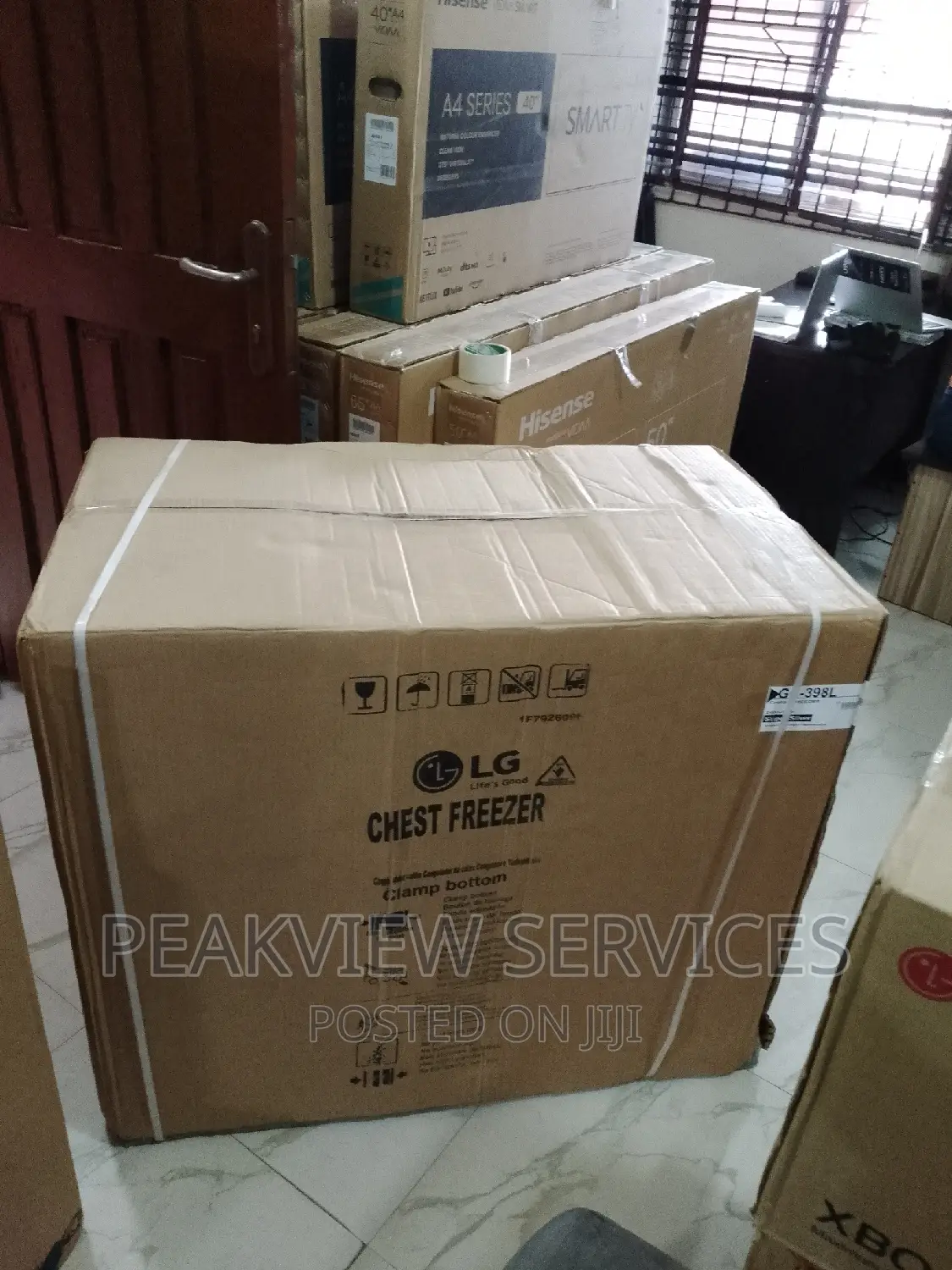 Fast Cooling Lg Chest Freezer With Key Lock (Gc-398)