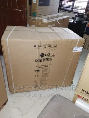 Fast Cooling LG Chest Freezer Silver With Key Lock (Gc-398)