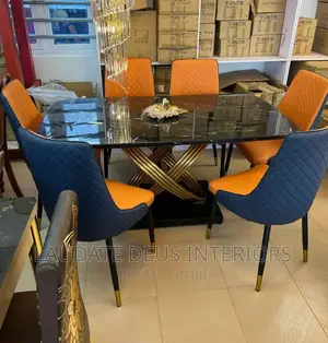New Imported Exquisite Marble Top Dining Table