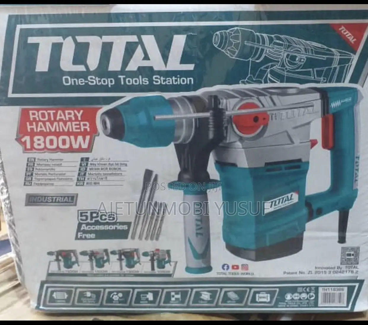 1800w Rotary Hammer