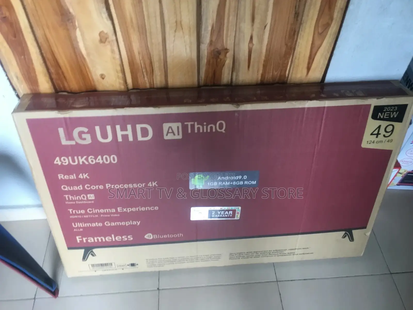 LG 49inches With Sharp Contrast Artificial Intelligence TV