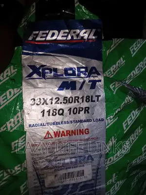 33*12.50R18 Federal Tires
