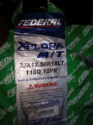 33*12.50R18 Federal Tires