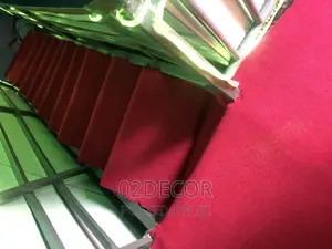 Red Color Rugs For Staircase