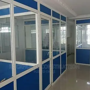 Office Partition With ACP and Glass