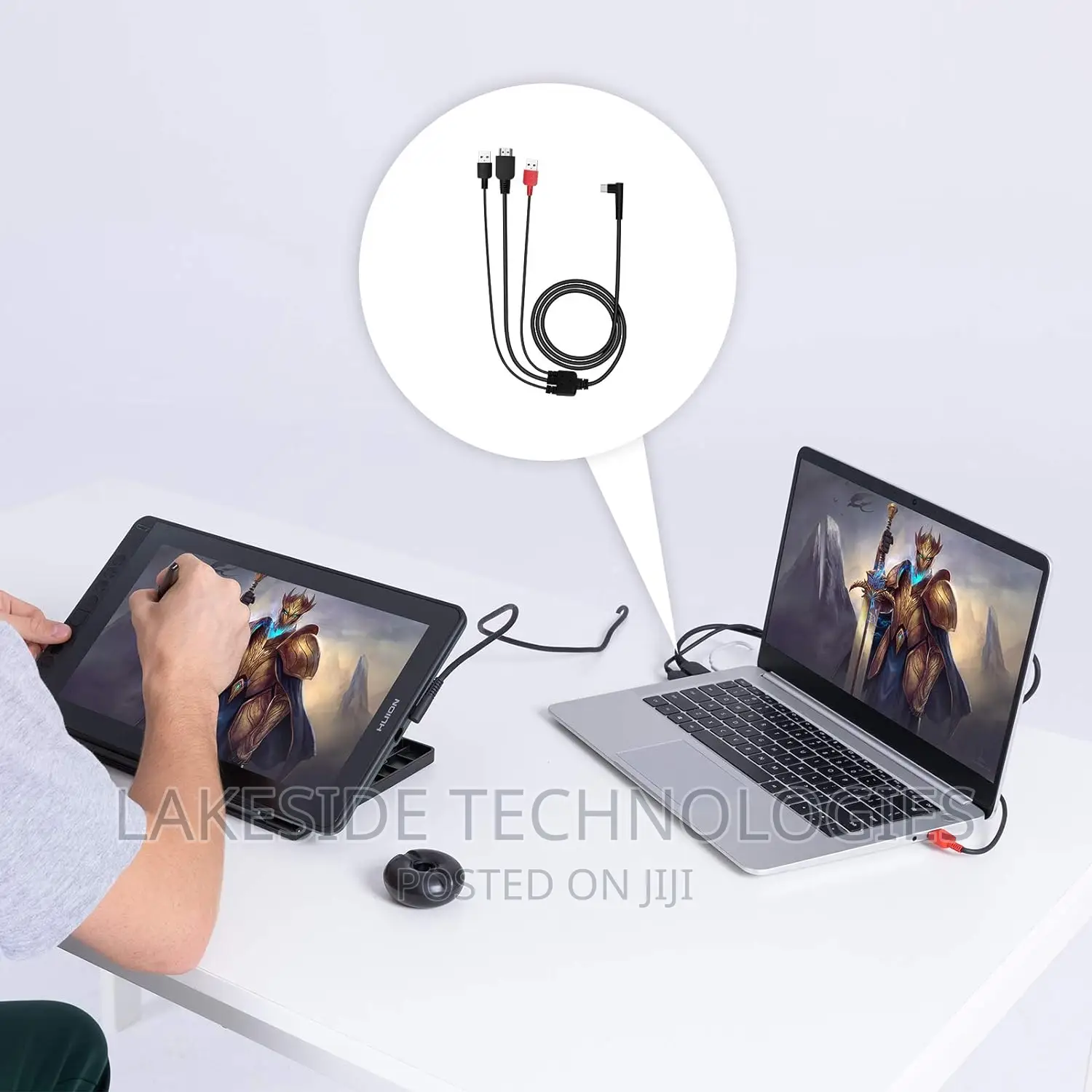 Huion CB05A 3 in 1 Cable
