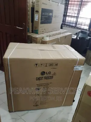New LG Gc-398 Silver Chest Freezer With Key Lock