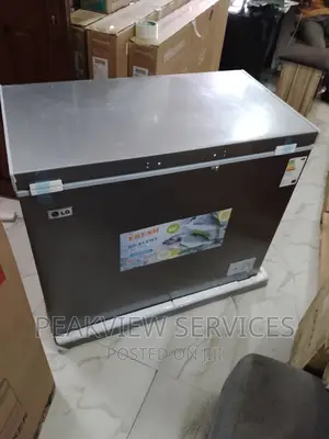 New LG Gc-398 Silver Chest Freezer With Key Lock