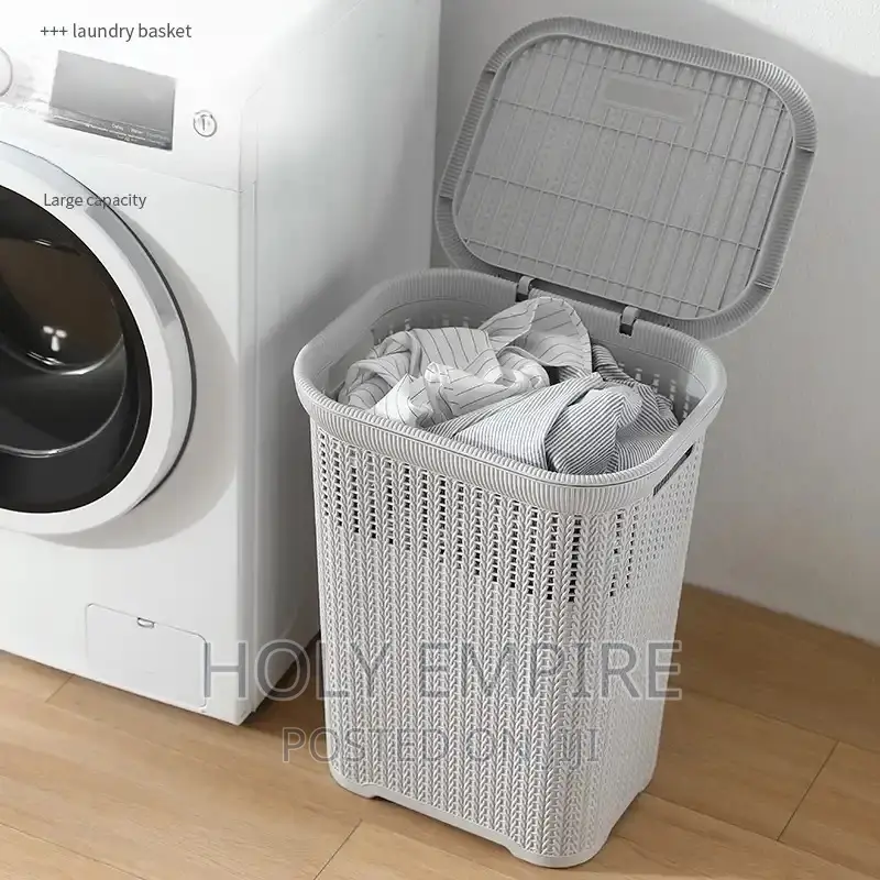 Plastic Laundry Basket Laundry Bucket Dirty Clothes