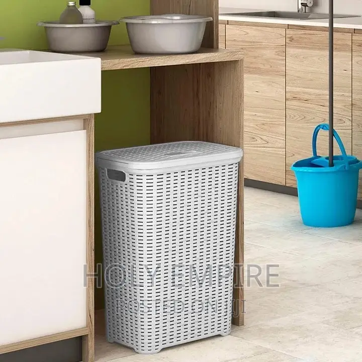 Plastic Laundry Basket Laundry Bucket Dirty Clothes
